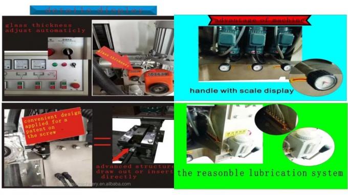Glass Straight Line Multi-Edging Polishing Machine 9 Spindle 0-45°