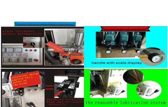 Glass Straight Line Edging Machine Polishing Machine 11 Spindle 45°